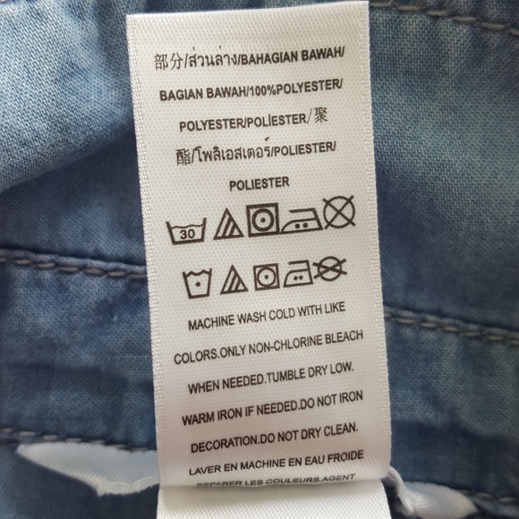 ▪︎GUESS▪︎Girl's Denim Dress with Toule Skirt 👗 - Picture 4 of 6